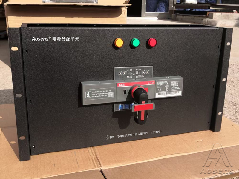 6U機架式ABB 4P380V雙電源ATS切換開關手自一體切換器