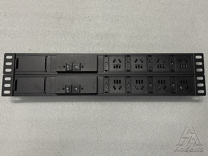 2023.06.20 奧盛8位五孔智能PDU 短路保護(hù) 接線盒輸 AS-2.4U-H8DY2G320