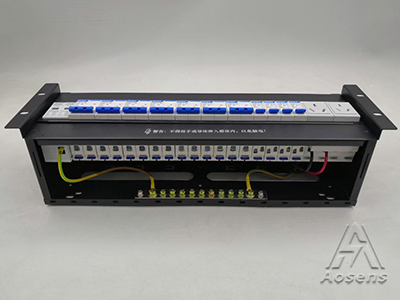 3U正泰交流配電單元 2P防雷保護  配兩位備用插座